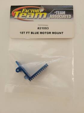 Team Associated 21093 #21093 Blue Aluminum Finned Motor Mount 18t Fits Rc18/b/t/r/mt