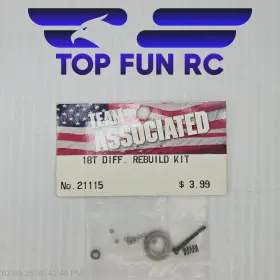 21115 Team Associated 18t Differential Rebuild Kit