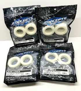 3016-01 Team Associated Jconcepts Bar Codes 2.2 Buggy Tire Lot Rc10 B4 B4.1 B4.2 B5 B5m B6 B7 3017 3016