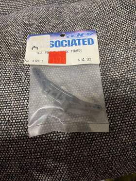 Team Associated 31011 Front Shock Tower Tc4 4wd Touring Car Sedan Usa Made Rc