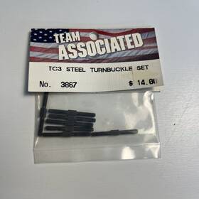 Team Associated 3867 Tc3 Steel Turnbuckle Set
