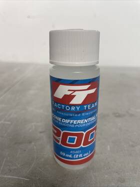 Team Associated 5461 Factory Silicone Diff Fluid 200 000 Cst #5461 2 Fl.oz. 59ml