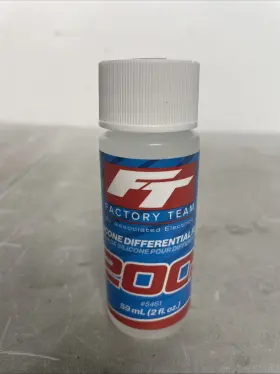 5461 Team Associated Factory Silicone Diff Fluid 200 000 Cst #5461 2 Fl.oz. 59ml