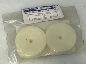 Rc10 Team Associated 6852 Vintage Front T.q. Rims 2 1/8 Inch Nip Nos