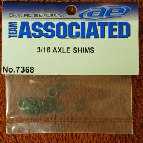 7368 Team Associated Axle Shims 3/16 Inch Box B3