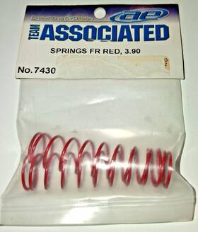 Team Associated 7430 Rc Springs Fr Red 3.90
