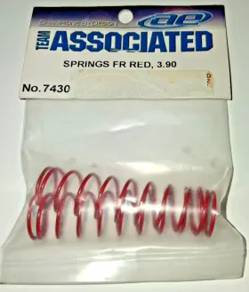 7430 Team Associated Rc Springs Fr Red 3.90