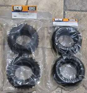 Rc10t Team Associated 784695078710 New 7871 7820 Narrow Front Tires And Rear