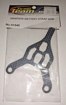 91545 Team Associated Rc # Graphite Battery Strap B5m