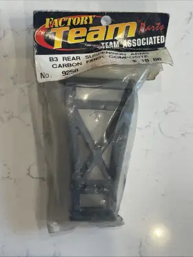 Rc10 Team Associated 9258 Vintage B3 Rear Suspension Arms Carbon Fiber