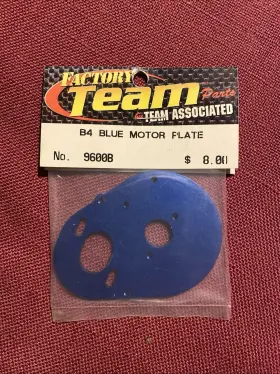 9600b Team Associated B4 T4 Blue Motor Plate
