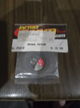 Asc25410 Team Associated Vintage 25410 Robo Disc Brake Rotor Mgt Nip