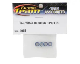 Asc3965 Team Associated 3965 Blue Ft Axle Bearing Spacers For Tc3 Nip Rc