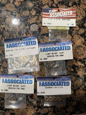 Team Associated Asc6630 Bushings Vintage Rc 7360 Qty 2 3907 6599 6863 Rc10