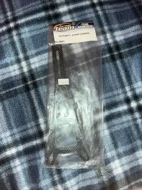 Asc9851 Team Associated Sc10 Batt. Strap Carbon #9851