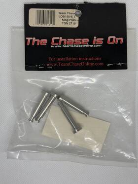 Team Chase Tgn-2719 Losi 5ive-t Titanium King Pins Tgn 2719