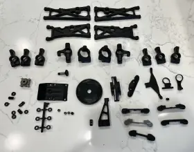 Desc410r Team Durango Vintage Parts Lot Spur Arms Knuckles Locker