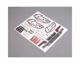 Los230026 Team Losi Sticker Sheet Baja Rey 1/10