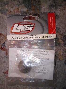 Team Losi Losb5108 Lst Lst2 Aftershock Spin Start Drive Gear