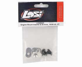 Team Losi Losb5805 Engine Mount Inserts And Screws 18/58 4 5ive-t