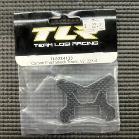 Tlr234133 Team Losi Racing 22x-4 Elite V2 Carbon Front Shock Tower 234133