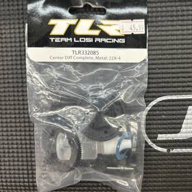 Team Losi Racing Tlr332085 Complete Center Diff Metal For 22x4