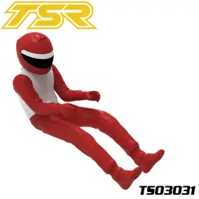 Ts03031-rd Team Saxo Driver Figure Black Gk-200 Rc Go Kart Car Parts Ts03031-rd Team Saxo Driver Figure Black Gk-200 Rc Go Kart Car Parts