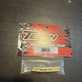 Tekin Tt3054 Rc Racing 6.5 Mm Hi Power Xl Plugs Gold Plated 3