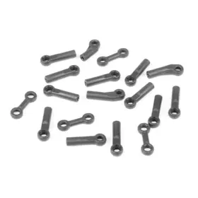 Tkr6253b Tekno Rc Eb410.2 Rod End Set Small Black