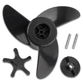 Telsolare Swk254 Mga089b Upgrade 3-blade Trolling Motor Propeller Replacement Black