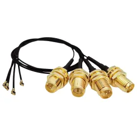 Mhf4 Tenmory 8011554167707 Ufl To Sma M.2 Ngff U.fl Rp-sma Female Ipx4 Ipx Connector 6inch 4pcs