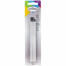 281201 Testors Economy Craft And Hobby Paint Brush Kit Blue 3-pk. -