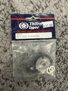 Pd0578 Thunder Tiger Eb4 Drive Bevel With Pinion Vintage Rc