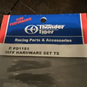 Pd1155 Thunder Tiger Black Diff Hardware Set Ts Model Accessory Mpn