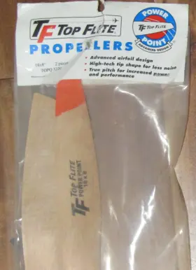 Top Flite 014397012300 Power Point 18x8 Prop Rc Plane 1/4 Scale Wood Tf Usa Made