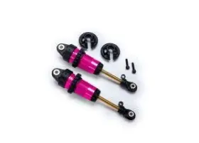 Traxxas 020334025937 Tra7461-pink Pink Gtr Long Shocks 2 Hoss Rustler Slash Stampede 4x4
