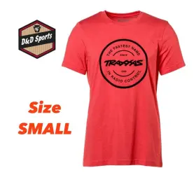 1359-s Traxxas 020334135919 - Token Logo T-shirt Heather Red Small