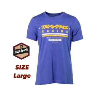 Traxxas 020334138231 1382 - Racing Heather Blue T-shirt Size Large