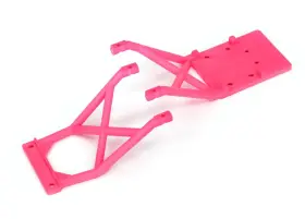 3623p Traxxas 020334362339 Front And Rear Skid Plates Pink