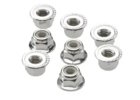 Traxxas 020334364708 3647 Flanged Nylon Lock Nuts 4mm Set Of 8