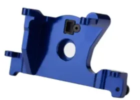 Tra7460r Traxxas 020334746085 Motor Mount 6061-t6 Aluminum Blue-anodized