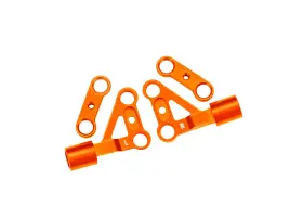 10533-orng Traxxas Aluminum Upper Front Suspension Arms Orange L&r 4-tec Drift