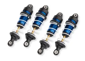 10765-blue Traxxas Shocks Gtr Long With Springs Blue