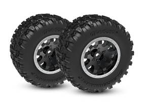 Traxxas 10770-stblk Tra10770-stblk Large 4 Sledgehammer Rear Tires On Black Wheels