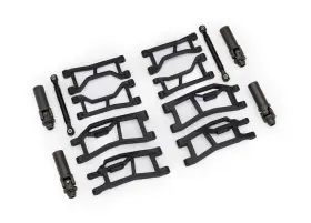 Tra10790-blk Traxxas 10790-blk Black Hd Widemaxx Suspension Kit For Mini Xrt
