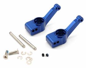 Traxxas 1952x Tra1952x Blue Alu Rear Stub Axle Carriers 2 Hoss Rustler Slash Stampede 4wd