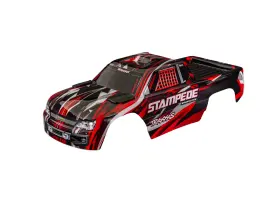 3620-red Traxxas Clipless Body Red Stampede 2wd And Vxl
