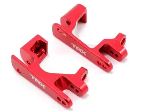 6832r Traxxas Red Anodized Aluminum Caster Blocks Rustler/stampede/slash 4x4s