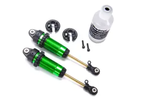 Tra7462g Traxxas 7462g Green Gtr Xx-long Shocks 2 Hoss Rustler Slash Stampede 4x4