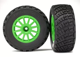 7473x Traxxas Part Green Bfgoodrich Rally Gravel Pattern 2 Tires And Wheels 7473x Traxxas Part Green Bfgoodrich Rally Gravel Pattern 2 Tires And Wheels